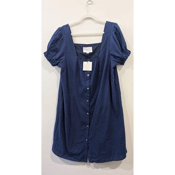 The Shirt By Rochelle Behrens Button Up Dress - Picture 1 of 5